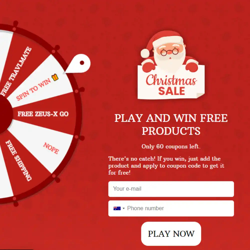 Christmas sale promotion.