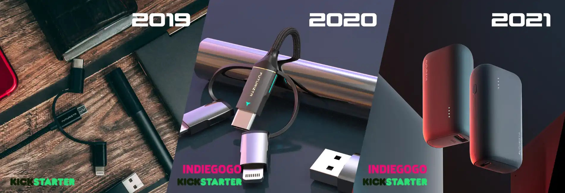 Evolution of charging devices.