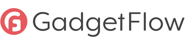 Pink circle with white ’G’ and gray text.