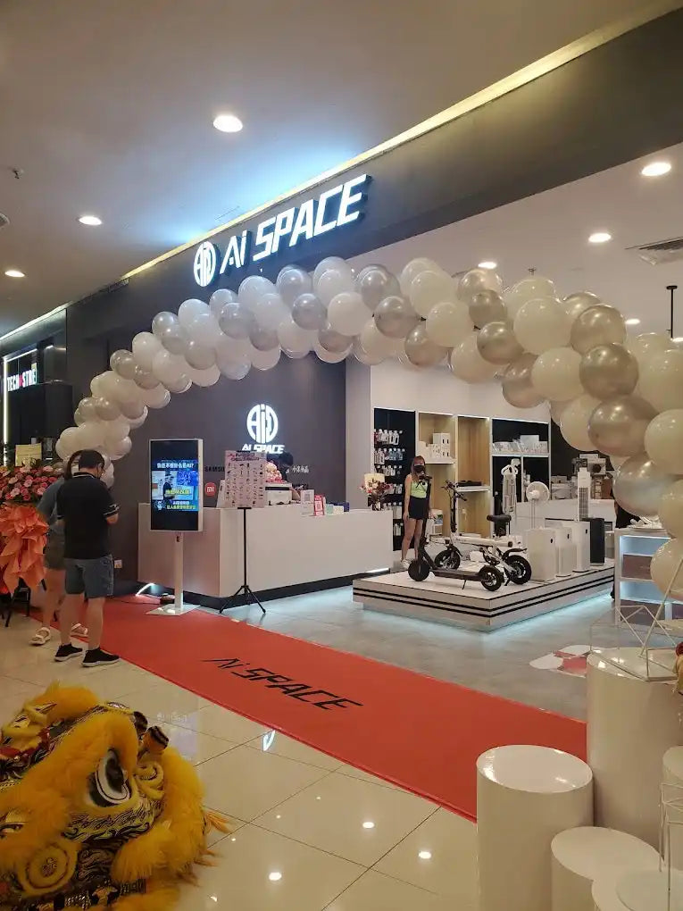 Retail store entrance.