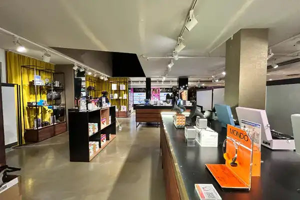 Retail store interior.