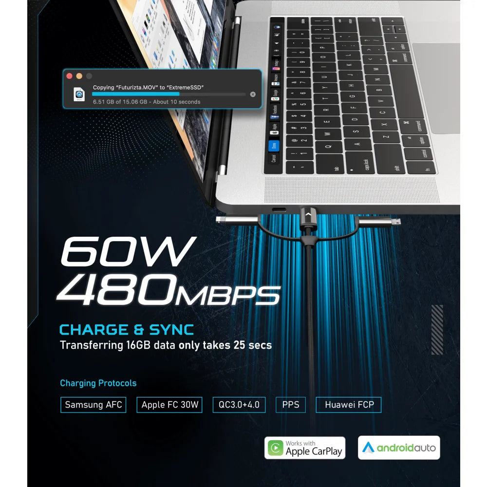 Zeus-X 6 in 1 Universal Cable - Mobile Phone Accessories