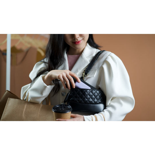 Purple Pixy Mini Compact Power Bank fit into any bag