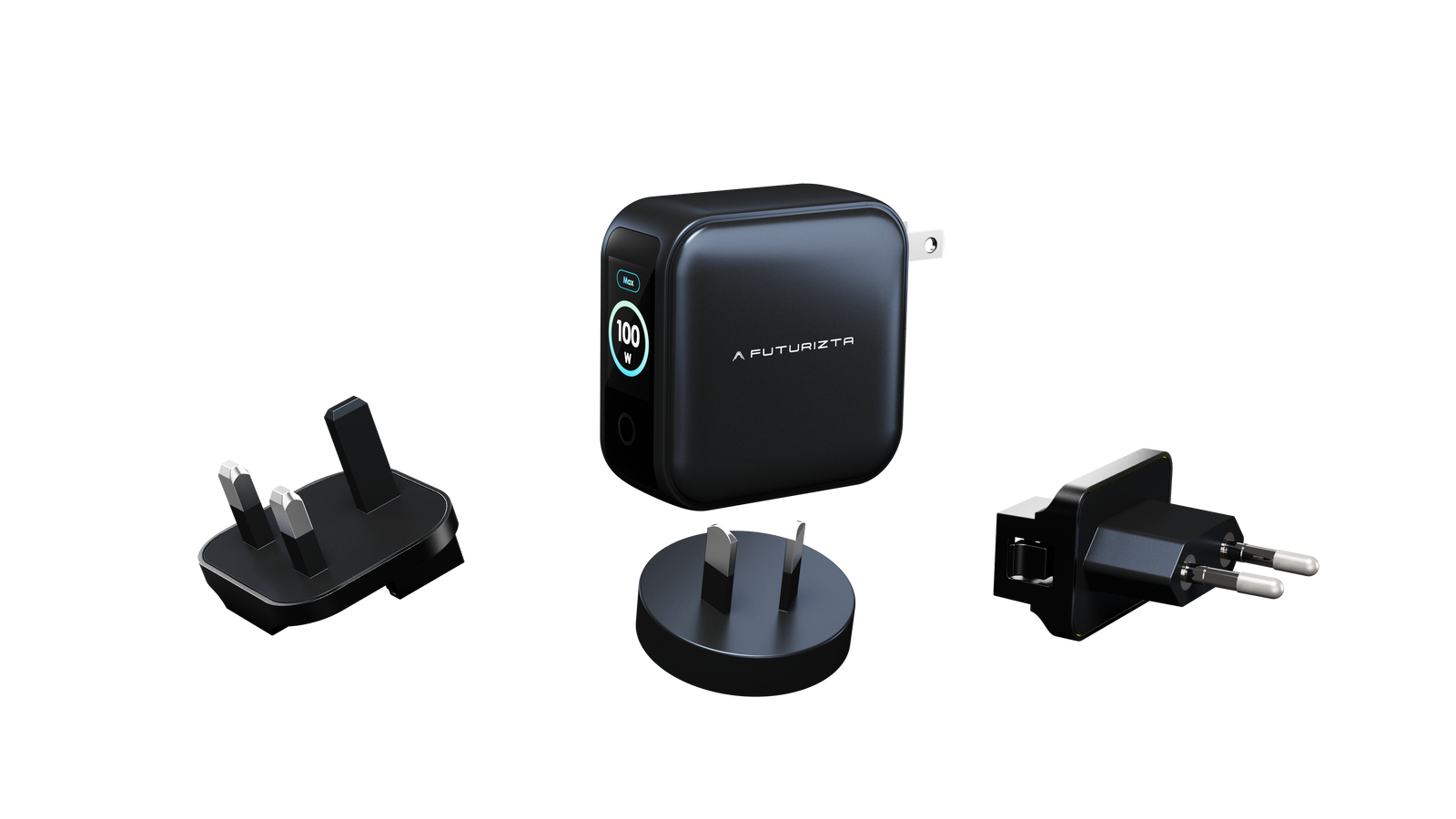 Buy 100W GaN Charger – 4 Ports, Laptop + 3 Devices Simultaneously | Futurizta