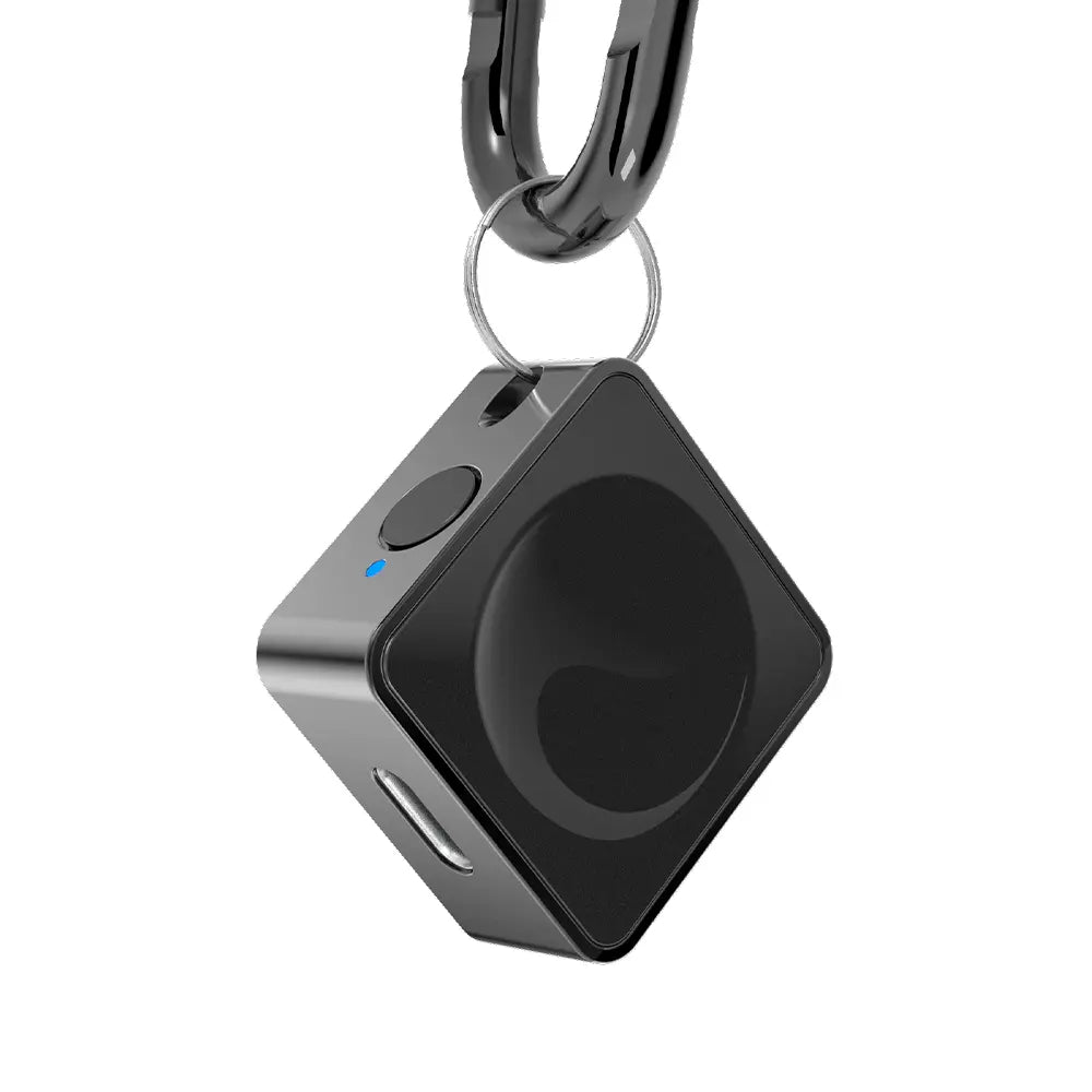 Pixy Tag - Apple Watch power bank with Find My tracker keychain