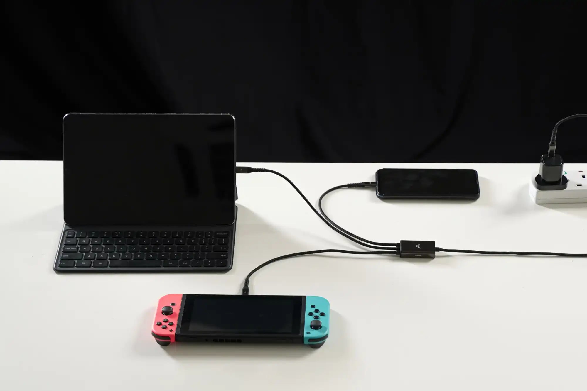 Electronic devices charging.