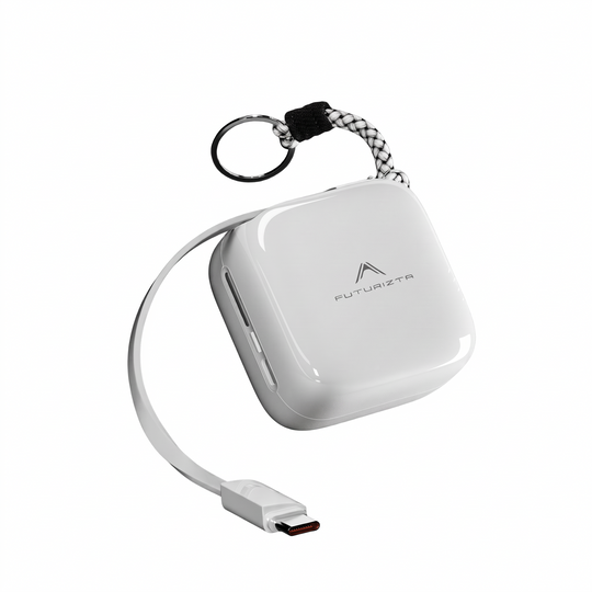 Pixy Pop 40W Ultra Compact Powerbank with Retractable Cable