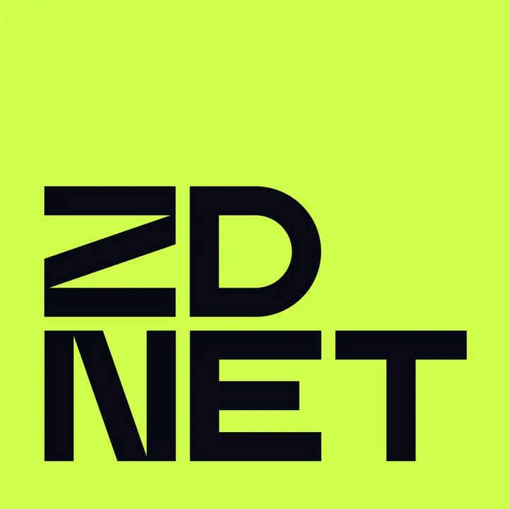 Neon green zdnet logo with black text and bold design.