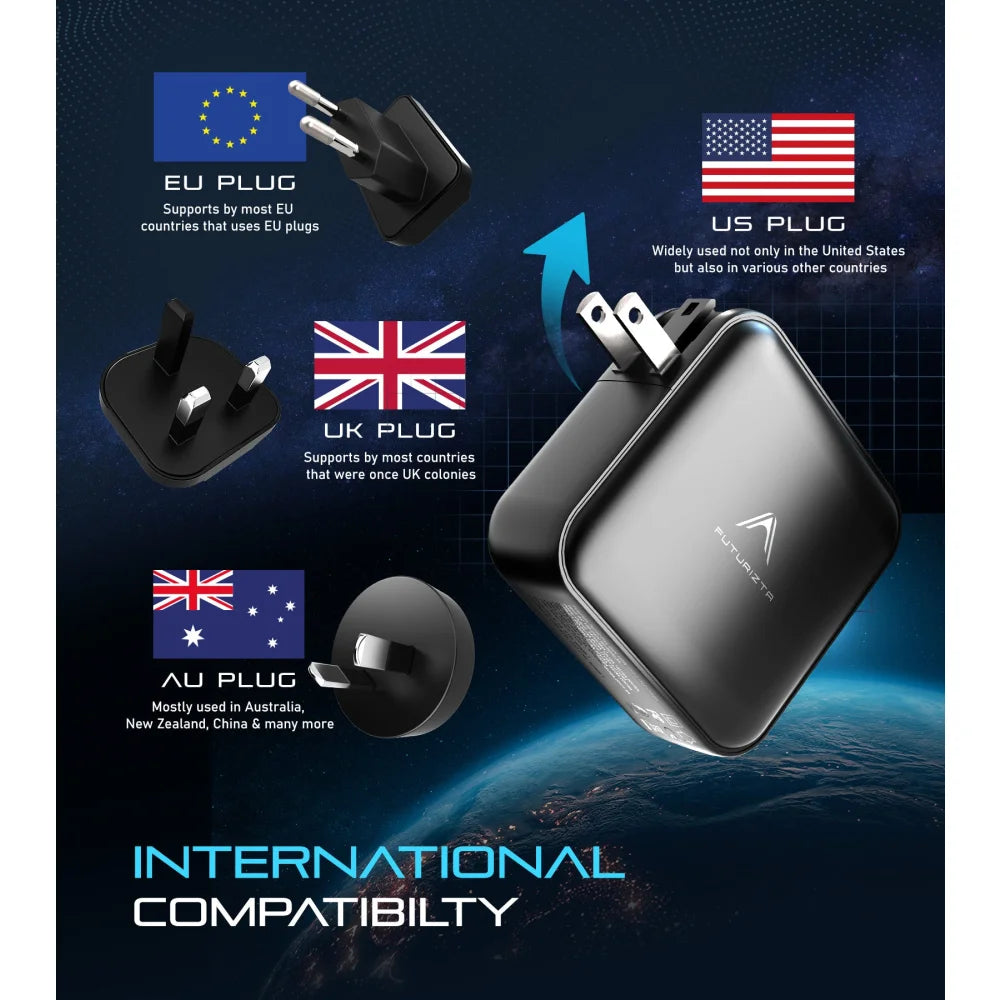 Pixy 140W GaN Universal Travel Charger