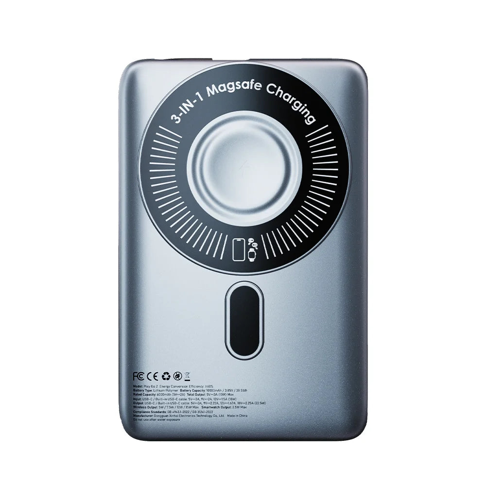 Pixy Go 2 Magsafe Wireless Power Bank With Cable - Powerbank