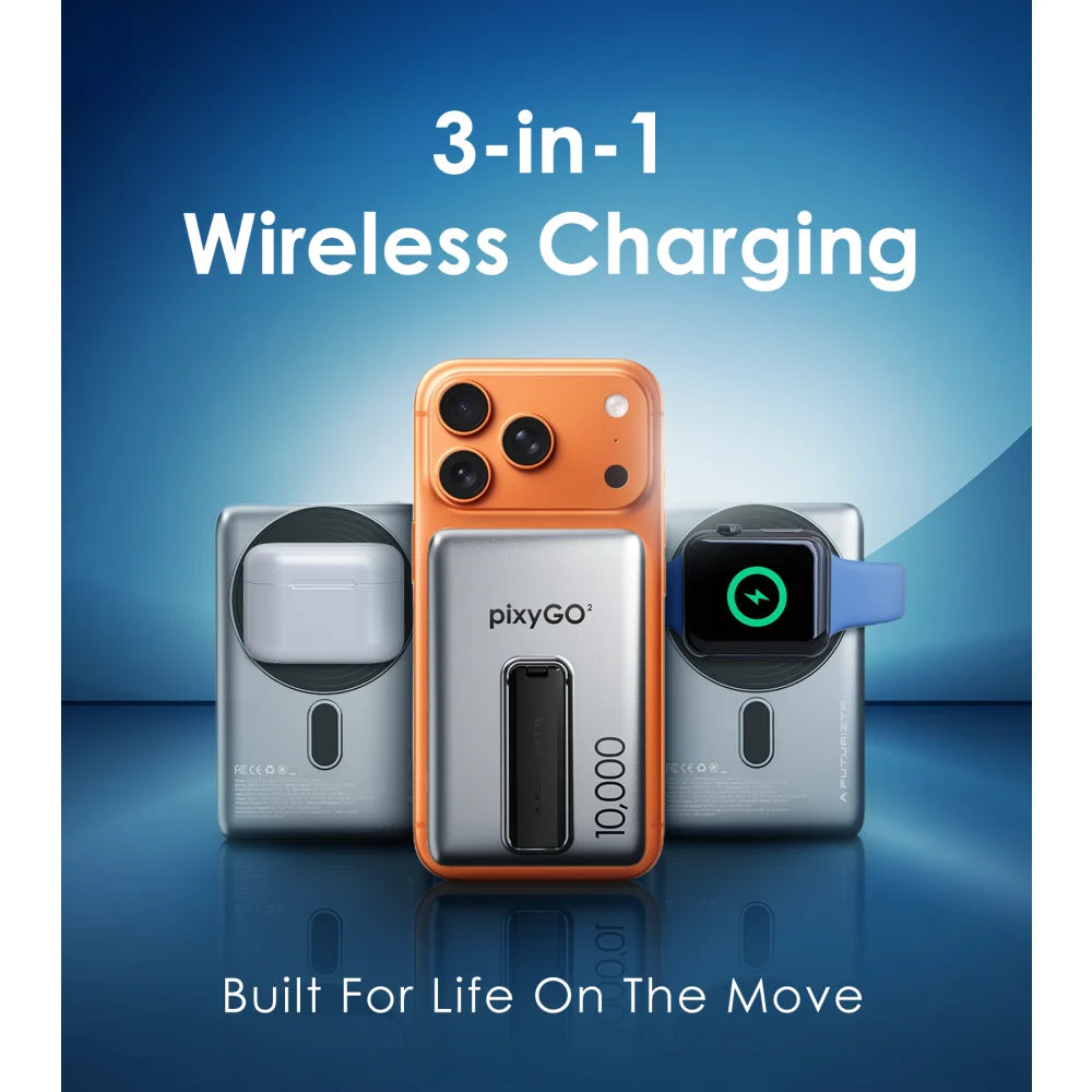Pixy Go 2 Magsafe Wireless Power Bank With Cable - Powerbank