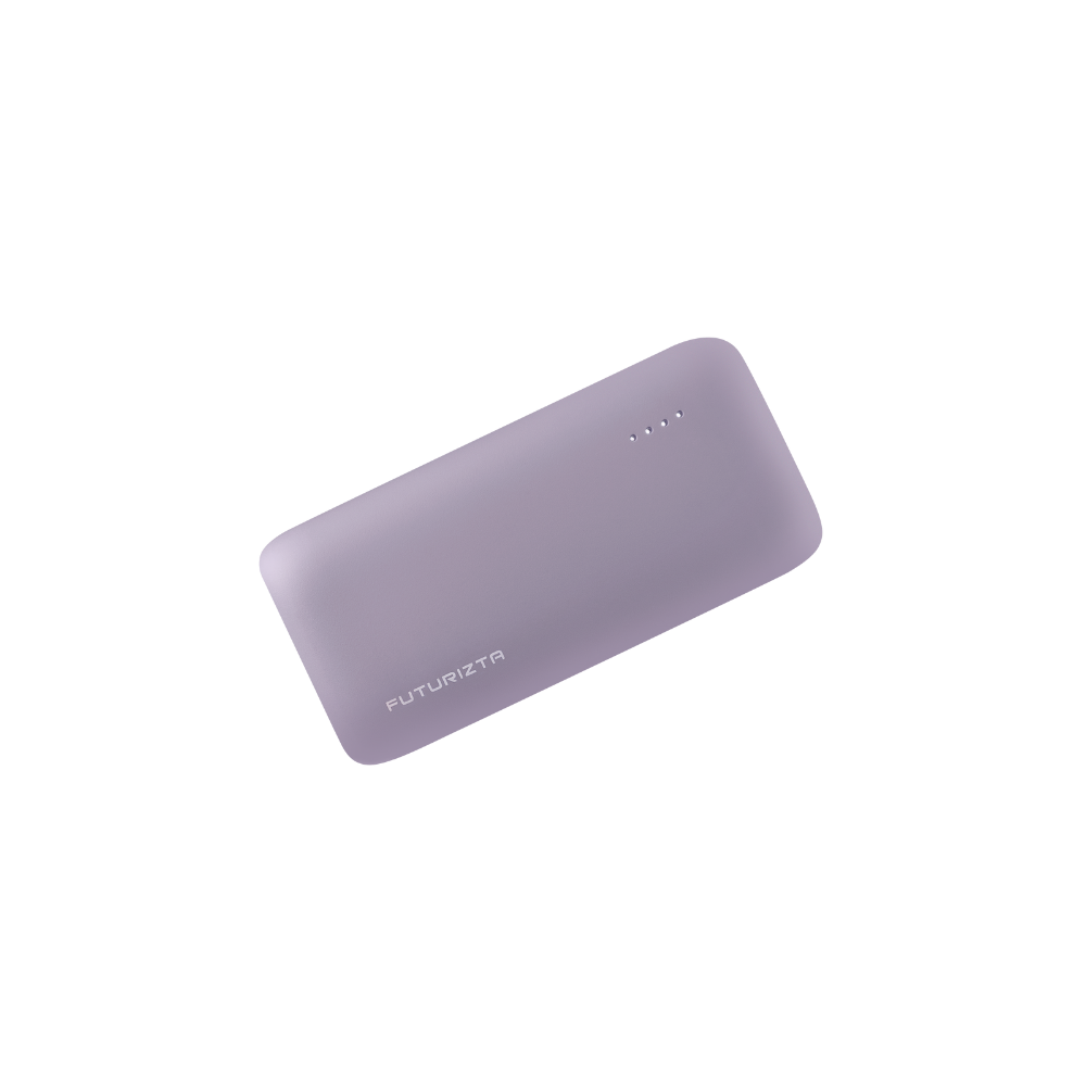 Purple Pixy Mini Compact Power Bank 5000mAh 20W Power Delivery Output