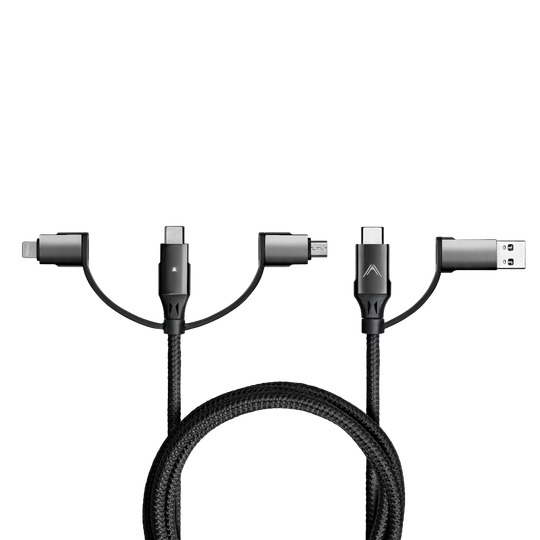 1.5m/5ft Zeus-X Pro 6 in 1 Universal Charging Cable - 100W PD, USB 3.1 Gen 2,  10Gbps data transfer.  The Most Powerful Universal Cable on the market.