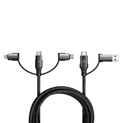 2m/6.6ft Zeus-X Pro 6 in 1 Universal Charging Cable - 100W PD, USB 3.1 Gen 2,  10Gbps data transfer.  The Most Powerful Universal Cable on the market.