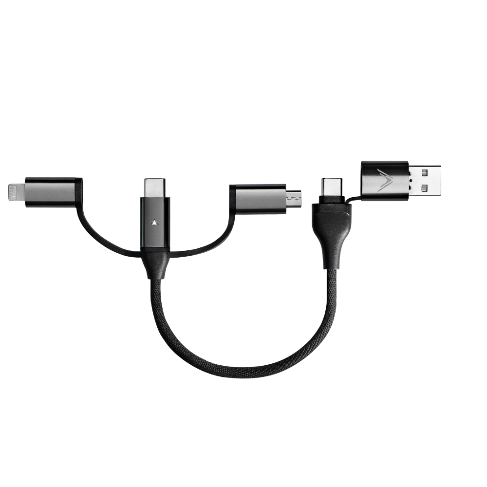 Short 0.2m zeus x 6 in 1 universal multi cable, charge all your devices